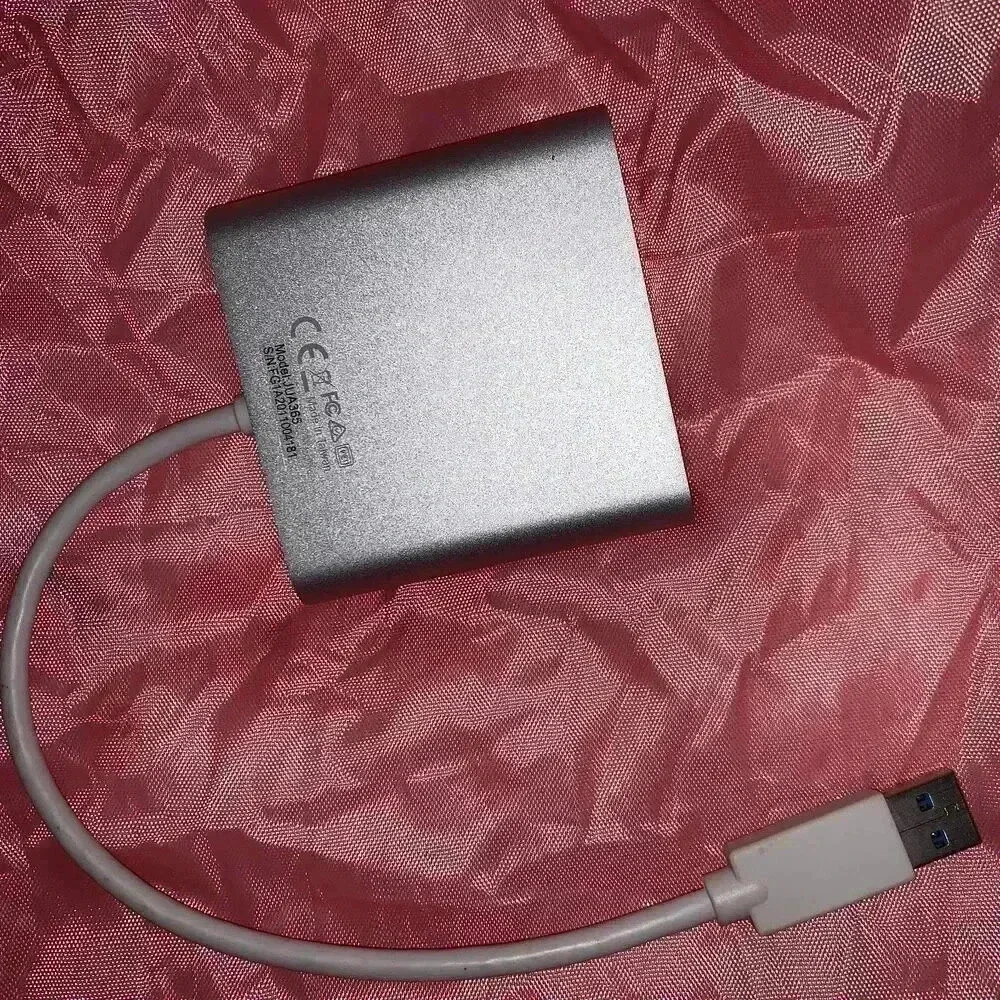 j5create - USB 3.0 to Dual HDMI Multi-Monitor Adapter - Silver